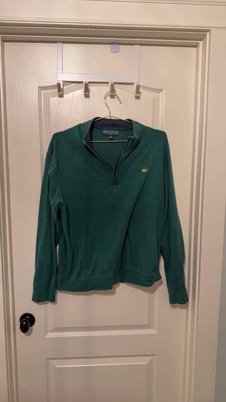 The Masters Men's Pullover Quarter-Zip Golf Athletic XL